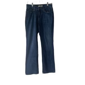 Levi Strauss & Co Women's Size 29 Dark Wash Blue Curvy Bootcut Jeans